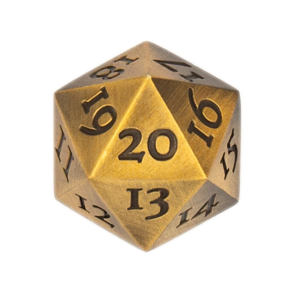 D20 Spindown - Table Breakers Gold Life Counter Dice – KakapopoTCG