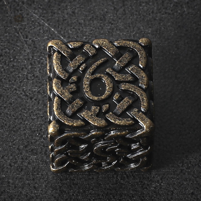  Endless Honor Dice (Silver) D20 Dice with Celtic Knots