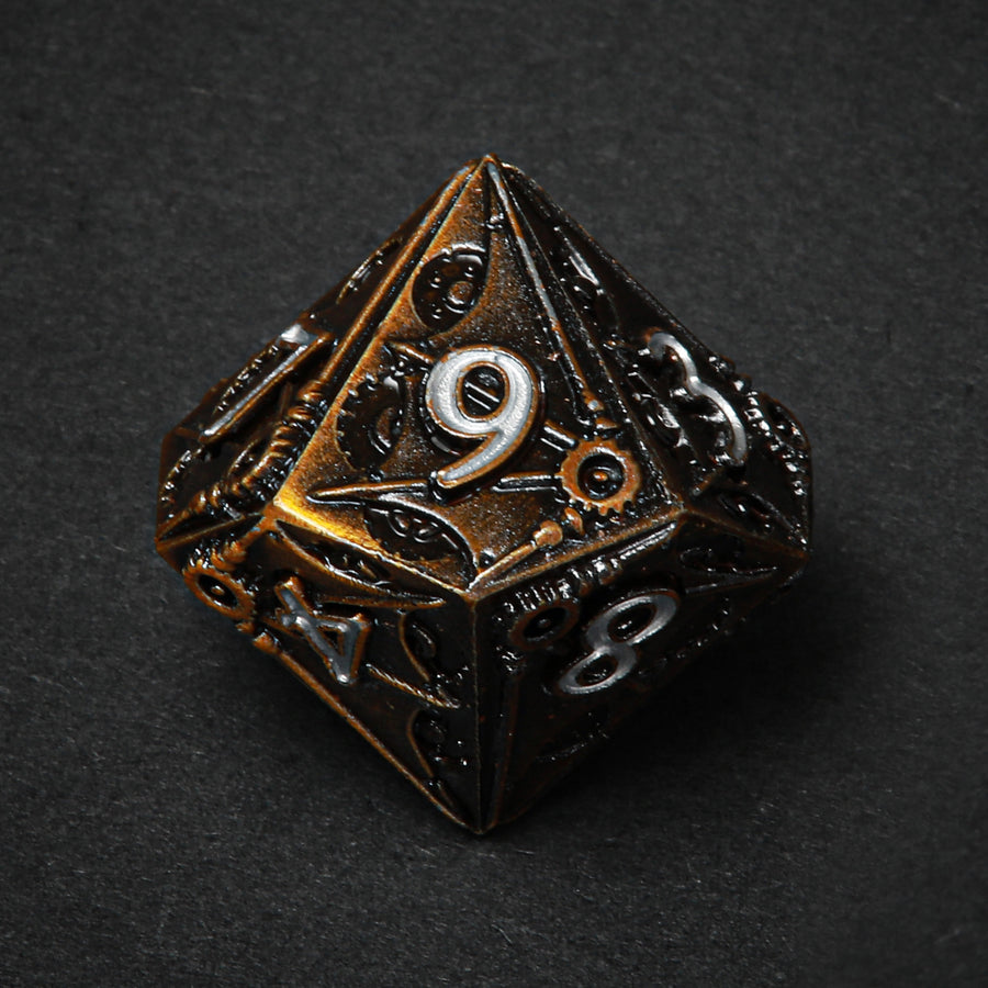 Steampunk Demons Polyhedral Dice Set