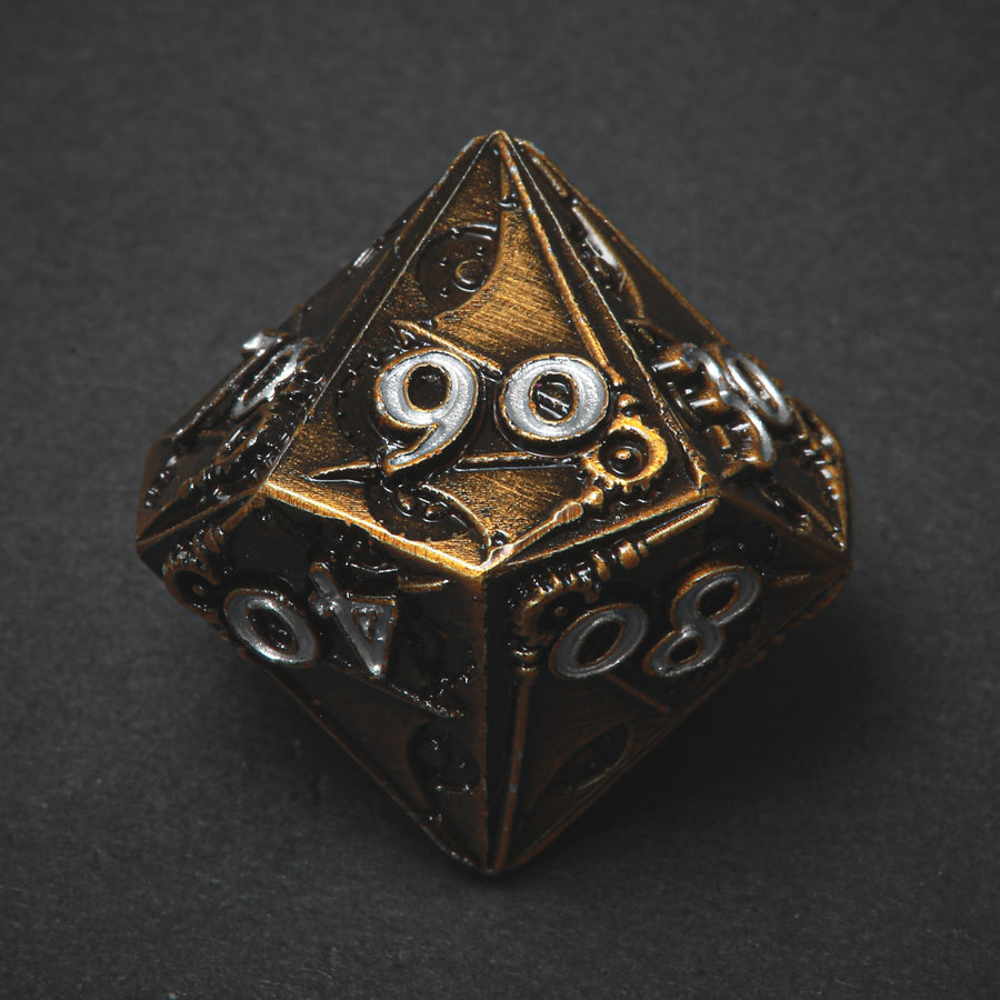 Steampunk Demons Polyhedral Dice Set