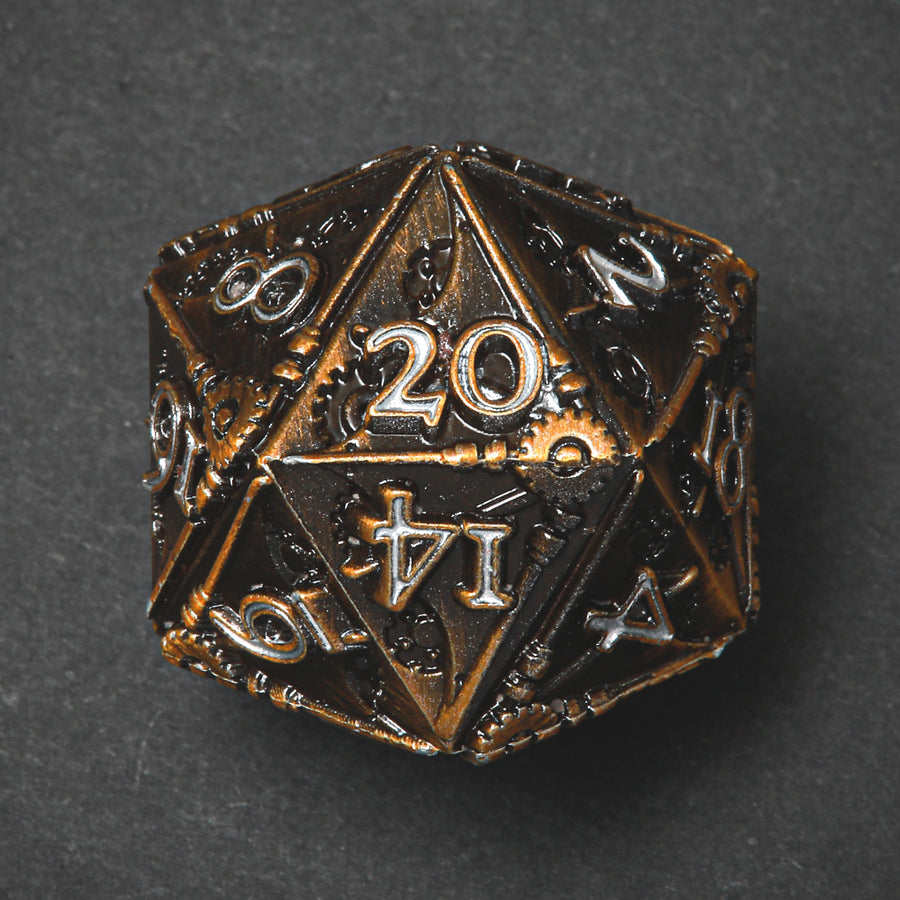 Steampunk Demons Polyhedral Dice Set