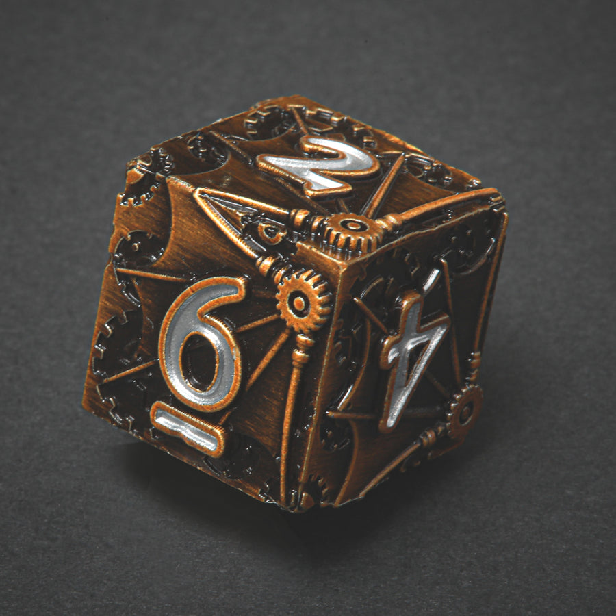 Steampunk Demons Polyhedral Dice Set