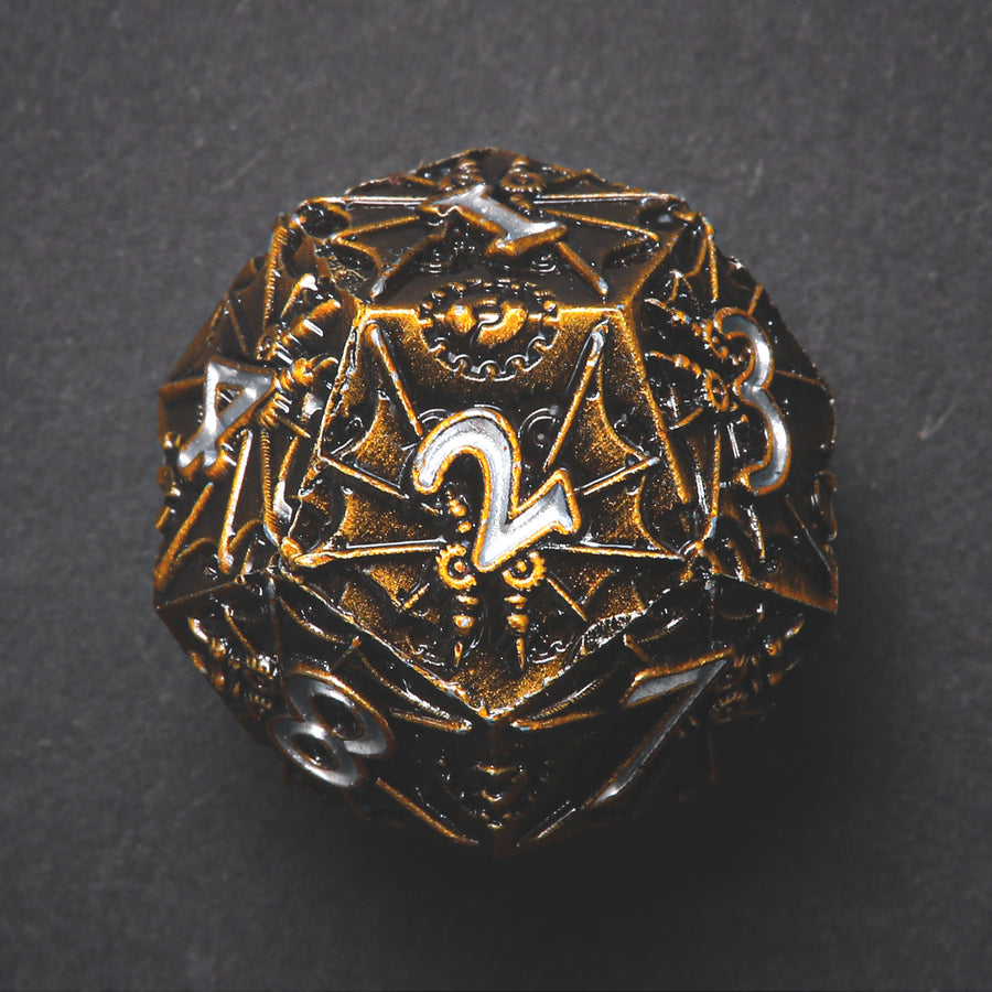 Steampunk Demons Polyhedral Dice Set