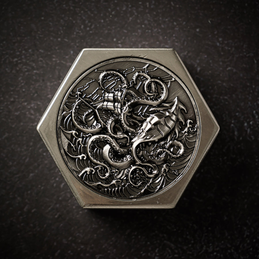 Krakens's Nest - Metal Dice Box